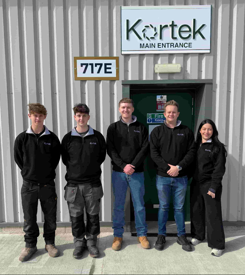 The Kortek team responsible for IT equipment recycling and data destruction